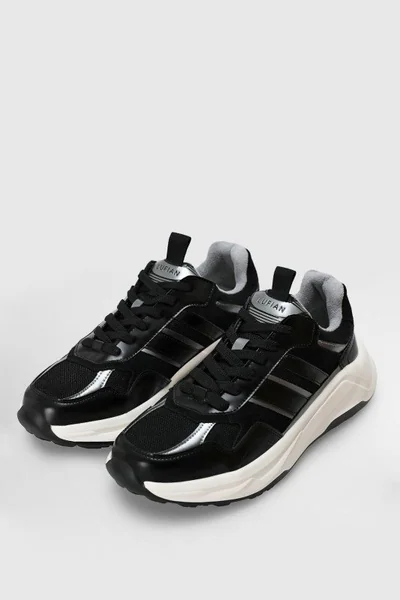 Eduard Erkek Deri Sneaker Ayakkabı Siyah