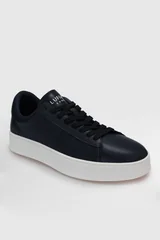 Anton Erkek Deri Sneaker Ayakkabı Lacivert