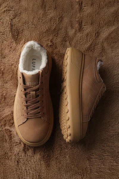 Zenya Kadın Sneaker Ayakkabı Deve Tüyü