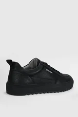 Phılıp Erkek Deri Sneaker Ayakkabı Siyah