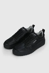 Phılıp Erkek Deri Sneaker Ayakkabı Siyah