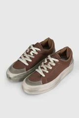 Allan Erkek Sneaker Ayakkabı Kahverengi