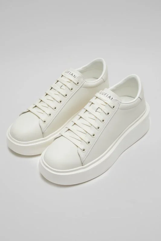 Gage Erkek Deri Sneaker Ayakkabı Beyaz