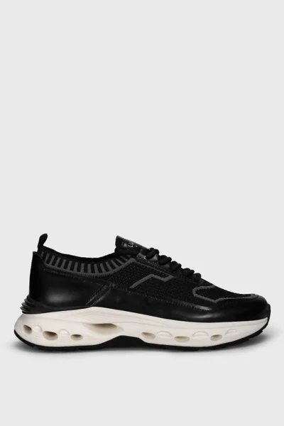 Tımothı Erkek Deri Sneaker Ayakkabı Siyah