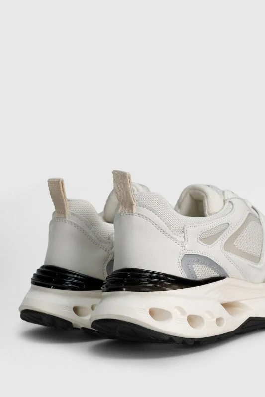 Vlad Erkek Deri Sneaker Ayakkabı Ekru