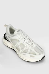Vlad Erkek Deri Sneaker Ayakkabı Ekru