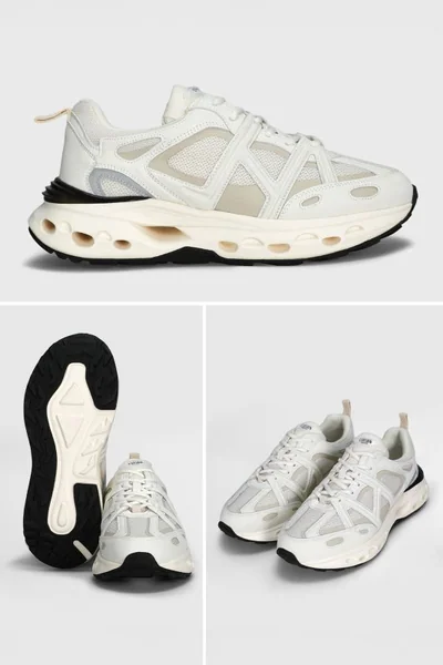 Vlad Erkek Deri Sneaker Ayakkabı Ekru