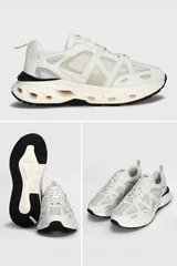 Vlad Erkek Deri Sneaker Ayakkabı Ekru