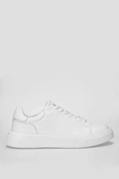 Tommy Erkek Deri Sneaker Ayakkabı Beyaz