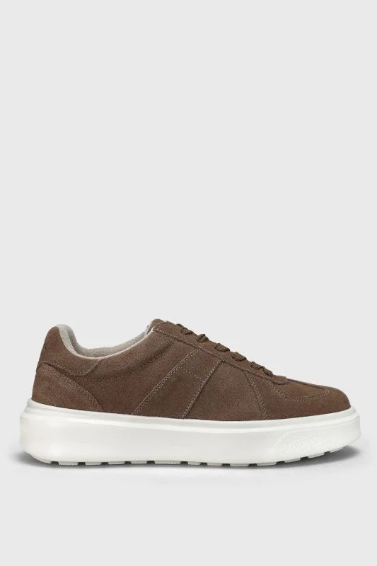 Jaques Erkek Deri Sneaker Ayakkabı Bej