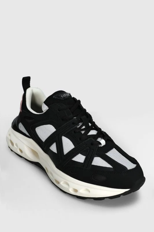 Vlad Erkek Deri Sneaker Ayakkabı Siyah