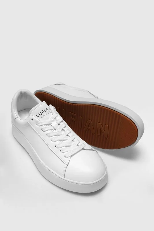 Anton Erkek Deri Sneaker Ayakkabı Beyaz