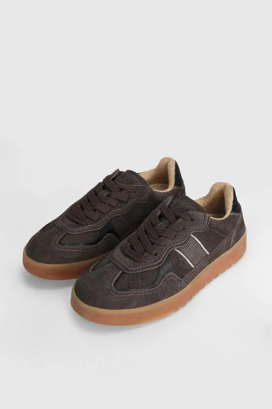 Asıya Kadın Sneaker Ayakkabı Kahverengi