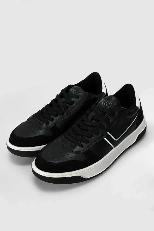 Jack Erkek Deri Sneaker Ayakkabı Siyah