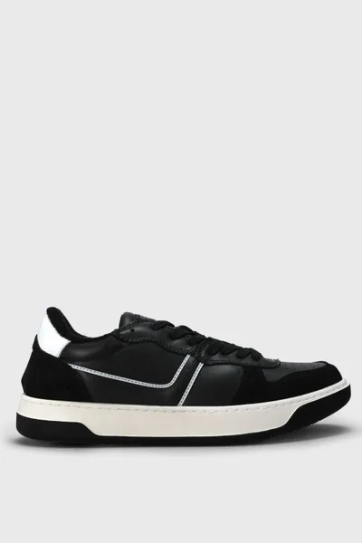 Jack Erkek Deri Sneaker Ayakkabı Siyah