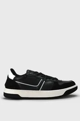 Jack Erkek Deri Sneaker Ayakkabı Siyah