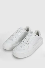 Mateas Erkek Deri Sneaker Ayakkabı Beyaz