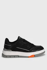 Edwın Erkek Deri Sneaker Ayakkabı Siyah
