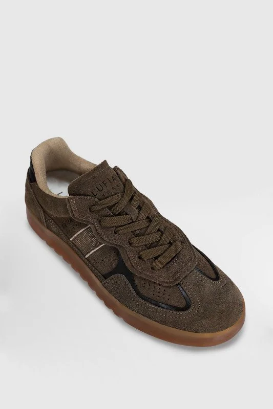Alex Erkek Deri Sneaker Ayakkabı Kum