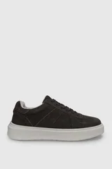 Jaques Erkek Deri Sneaker Ayakkabı Kahverengi