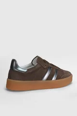 Davıd Erkek Deri Sneaker Ayakkabı Kum