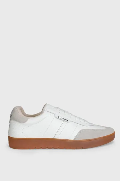Brıan Erkek Deri Sneaker Ayakkabı Beyaz