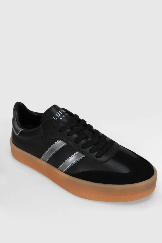 Davıd Erkek Deri Sneaker Ayakkabı Siyah