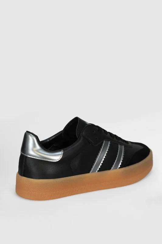 Davıd Erkek Deri Sneaker Ayakkabı Siyah