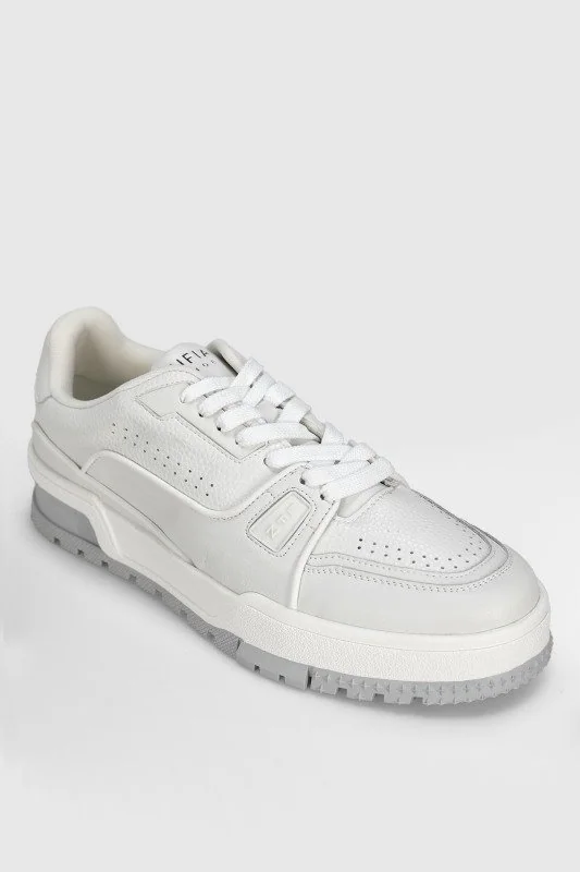 Albert Erkek Deri Sneaker Ayakkabı Beyaz