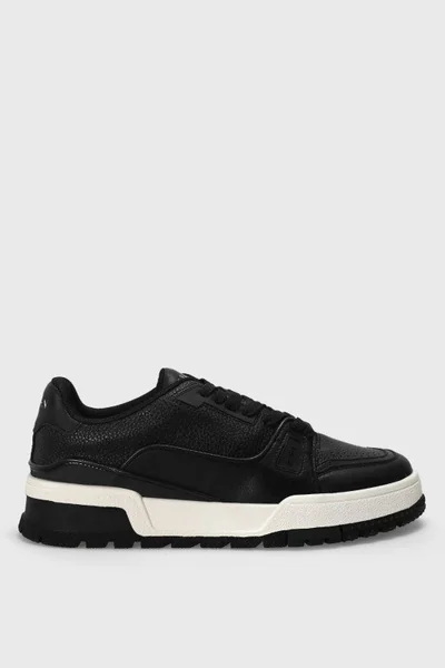 Albert Erkek Deri Sneaker Ayakkabı Siyah