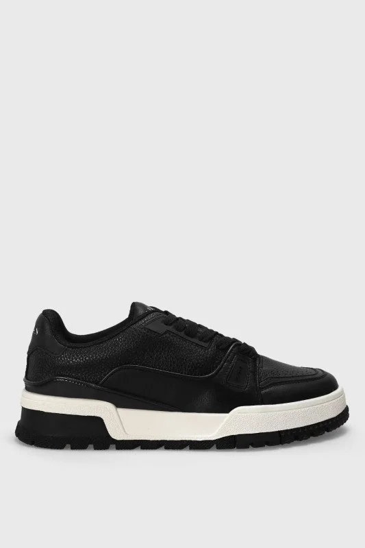 Albert Erkek Deri Sneaker Ayakkabı Siyah
