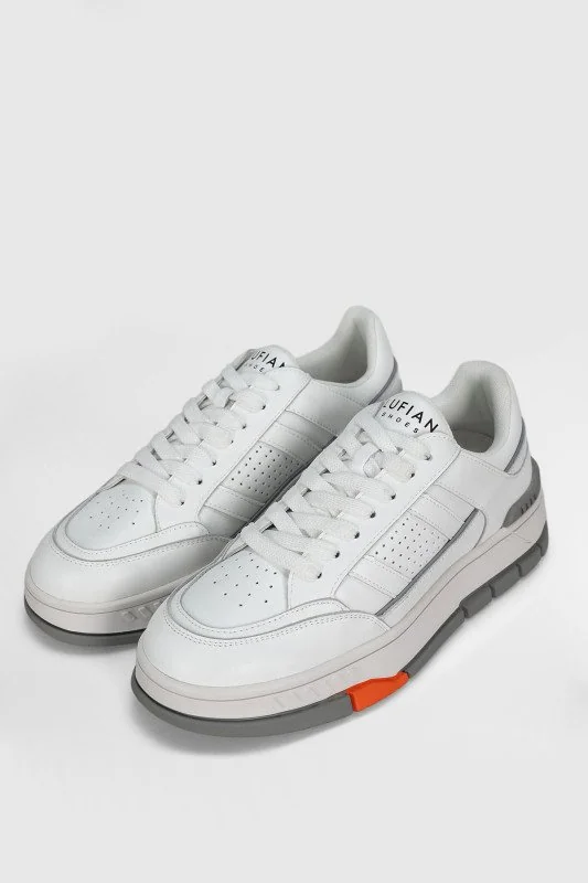Edwın Erkek Deri Sneaker Ayakkabı Beyaz