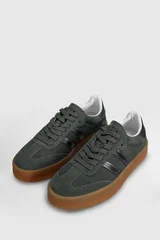 Davıd Erkek Deri Sneaker Ayakkabı Açık Yeşil