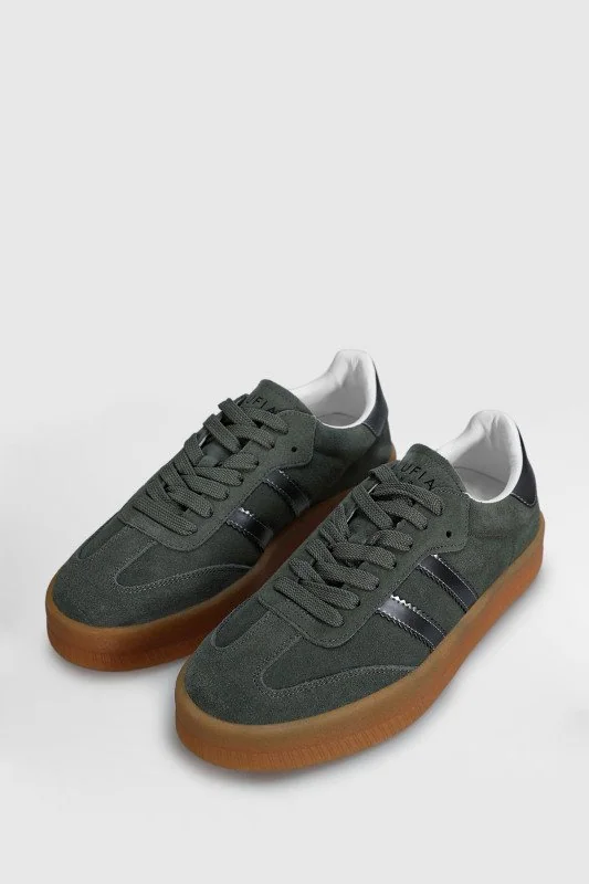 Davıd Erkek Deri Sneaker Ayakkabı Açık Yeşil