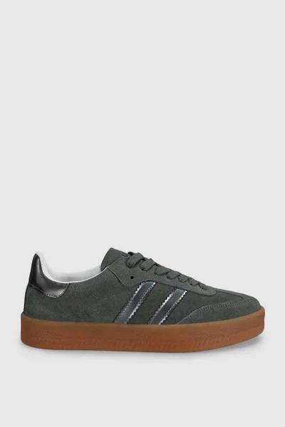 Davıd Erkek Deri Sneaker Ayakkabı Açık Yeşil