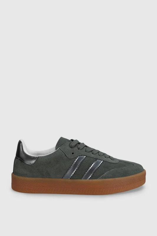 Davıd Erkek Deri Sneaker Ayakkabı Açık Yeşil