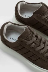 Frank Erkek Deri Sneaker Ayakkabı Kum