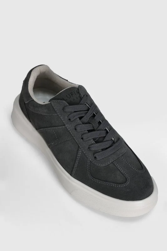 Jaques Erkek Deri Sneaker Ayakkabı Koyu Gri