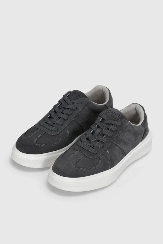 Jaques Erkek Deri Sneaker Ayakkabı Koyu Gri