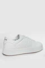 Zeus Erkek Deri Sneaker Ayakkabı Beyaz
