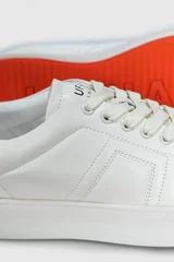 Zeus Erkek Deri Sneaker Ayakkabı Beyaz