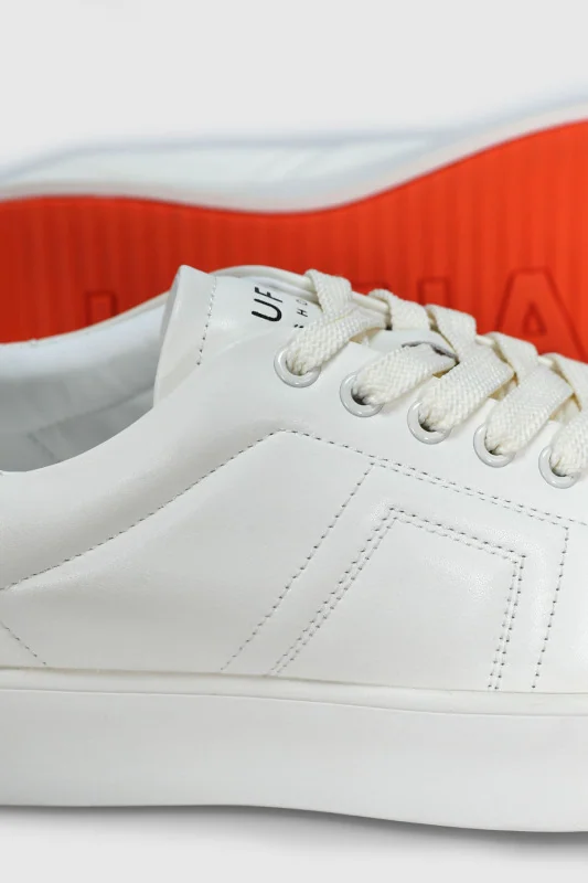Zeus Erkek Deri Sneaker Ayakkabı Beyaz