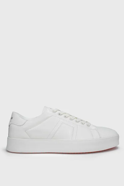 Zeus Erkek Deri Sneaker Ayakkabı Beyaz