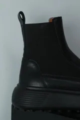 Monıca Kadın Deri Bot Siyah