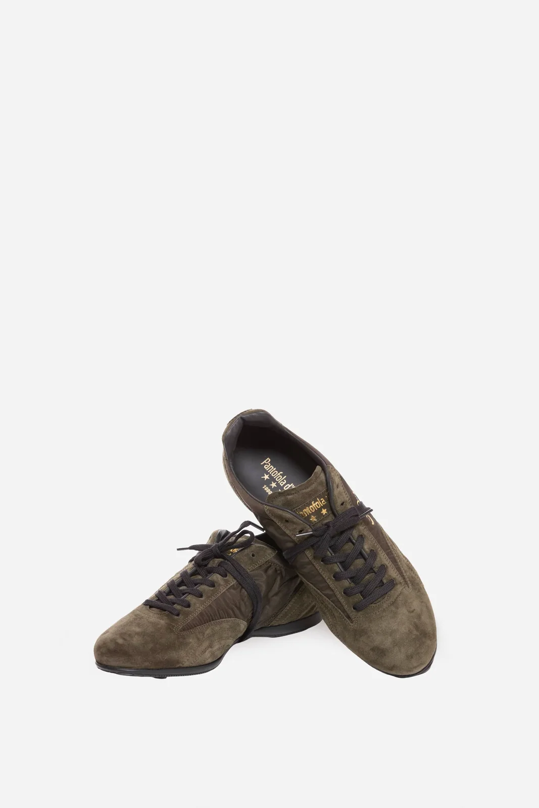 Pantofola D'oro Rush Leather Sneakers In Green