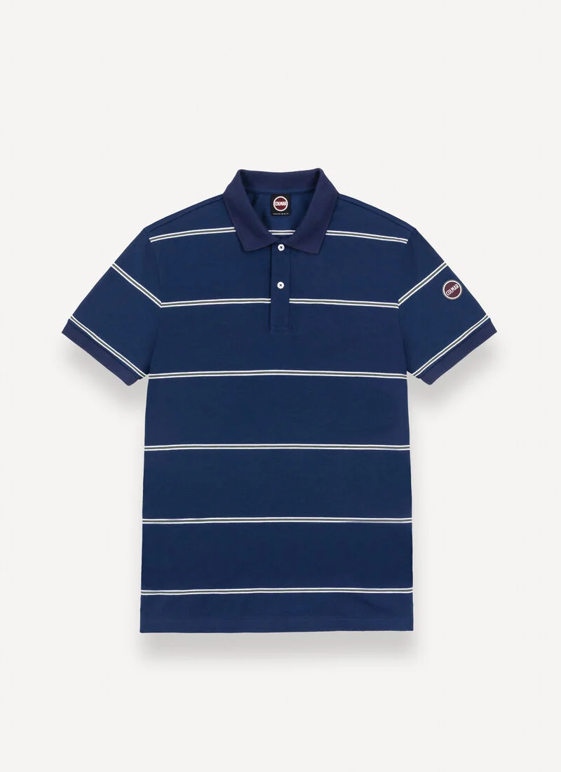 Colmar Blue Cotton-elastane Polo For Men