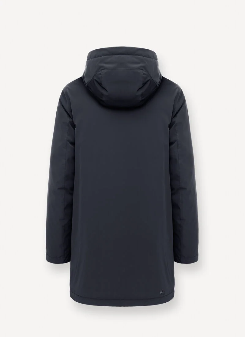 Colmar Black Quilted Winter Coat For Men