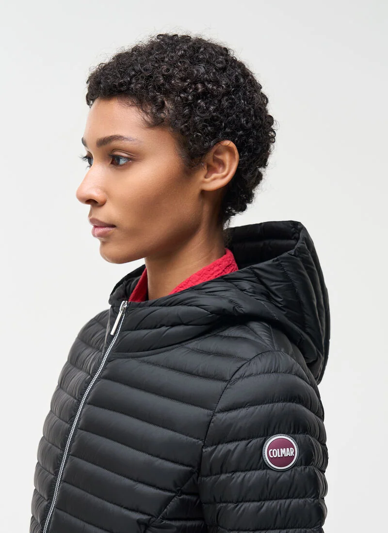 Colmar Women's Black Down Jacket With Hood