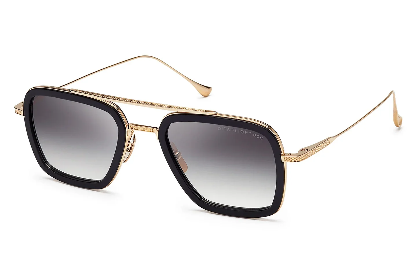 Dita Black Metal Sunglasses - Flight.006