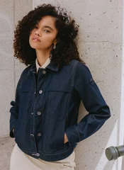 Blue Women's Windbreaker Jacket By Colmar